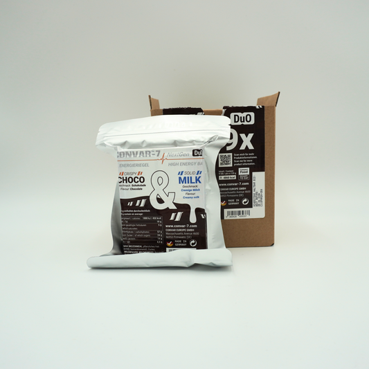 Energi Bar - Duo Choco & Milk (120g/511 kcal) MHT 06/2036 (1 pakke m/2 stk)