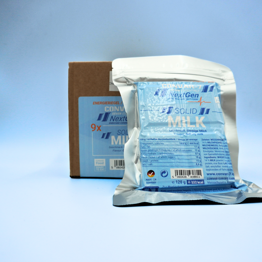 Energi Bar - Mælk solid (120g/532 kcal) MHT 11/2035 (1 pakke m/2 stk)