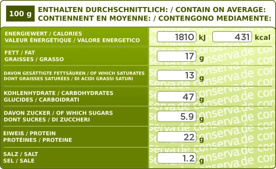 Energi Bar - Kartoffelmos (120g/517 kcal) MHT 09/2035 (1 pakke m/2 stk)