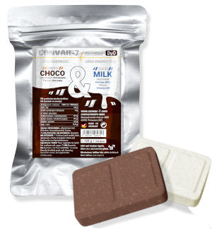 Energi Bar - Duo Choco & Milk (120g/511 kcal) MHT 06/2036 (1 pakke m/2 stk)